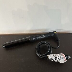L'ange Hair Curling Wand HT015B Lange Curling Iron 1 Inch Titanium Black